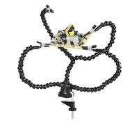 Mllepjdh Versatile Helping Hands Soldering Soldering Aid 3 Flexible Gooseneck Arms And Clips Soldering Station Accessory Third Hand