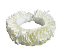 [Mllepjdh] Victorian Clown Choker Neck Rough Theater Cosplay Accessories Satin Fabric Adjustable Strap Collar Shawl Medieval Noble Neck Scarf for Women