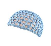 Mllepjdh Women's Crochet Hat Hand Woven Net Hair Net Openwork for Party Prom Vacation Handmade Hollow Crochet Hat