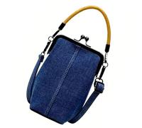 Mllepjdh Women's Shoulder Bag Stylish Phone Fashion Crossbody Denim Wallet Retro Messenger Commuting Every Day Matching Crossbody Bag for Women, Oh!