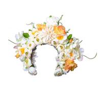 Mllepjdh Wreath Beach Florals Garlands Flower Headband Wedding Wreaths Hairband For Women Girls