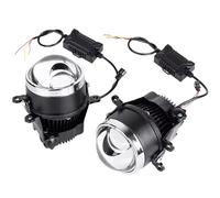 Mllhiin Car Front Bumper Fog Light 3.0 Inch Bi LED Projector Lenses Hyperboloid Fog Light Lens For For Focus For Fiesta For Mitsubishi For Subaru For Citroen For Suzuki(2 Units)