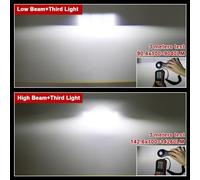 Mllhiin Car Front Bumper Fog Light 3.0 Inch Bi LED Projector Lenses Hyperboloid Fog Light Lens For For Focus For Fiesta For Mitsubishi For Subaru For Citroen For Suzuki(1 Unit)