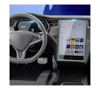 Mllhiin GPS Transparent Navigation Film Car GPS Navigation Screen Protect Tempered Film Dashboard Display TPU Sticker Auto Accessory For MODEL S X 2020 2021 2022(2pcsModelX20-22)