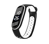 Mllkcao Strap Watch Watch Unisex Silicone for Men & Women LED Watch with Fashion Digital LED Sports