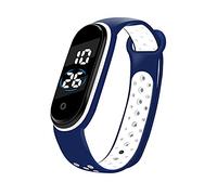 Mllkcao Strap Watch Watch Unisex Silicone for Men & Women LED Watch with Fashion Digital LED Sports