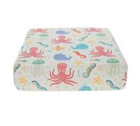 Mlllokfki Booster Seat for Child Chair, Booster Seat with Straps | Non-slip Bottom Chair Cushion for Booster - Washable Seat Belt Design Booster Seat