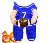 Mlllokfki Dog Basketball Costume, Pet Sports Jersey, Funny Dog Outfit, Basketball Dog Costume, Adjustable Pet Jersey, Dog Jersey With Ball, Small Dog Sports Outfit, Medium Dog Basketball Jersey, Pet B