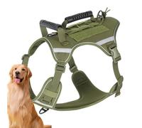 Mlllokfki Dog Harness, Walking Vest for Dogs - Reflective Vest for Dogs No Pull, No-Pull Clip, Easy Control Handle, Adjustable Vest Harness for More