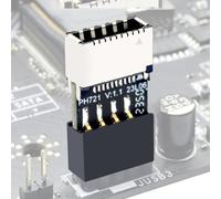 Mlllokfki USB Motherboard Header Extension | USB 2.0 Connector Chassis Motherboard | Type-C Socket High-Speed Converter Connector, Male to Type-E Female Motherboard Adapter Header