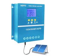 Mlllokfki USB Solar Controller, Solar Charge Controller | Solar Charge Controller with Real Display - Solar Panel Energy Conversion Aid for Solar, Yacht,