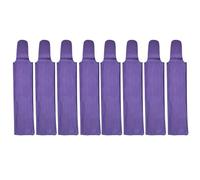 MLLNFUE 8 Pcs Horse Mane Bags - Mane Bags for Horses Protect Equine Mane from Sun, Wind, Dirt - Prevents Tangles, Breakage & Rubbing Out - Durable Nylon - Washable & Easy Use (Purple)