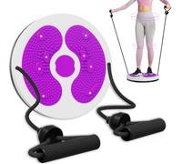 MLLOPO Waist Twisting Disc, Waist Whisper Exercise, Body Shaping Waist Trainer Twisting Disc With Handles, Fitness Turntable for Home Workout/Cardio Exercise/Body Shaping