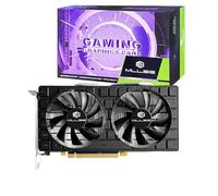 Mllse RX 580 8GB Graphics Card, 2048SP GDDR5 256 Bit GPU, PCIE 3.0 Gaming Video Card, Dual Fans Cooling, Gaming Card with HDMI/DP/DVI Ports, Desktop Graphics, GPU Video Card for Desktop Computer