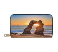 Mlmnbvc Wallet Women Large Capacity, Ladies Clutch Purse with Zipper, Long Wallet Cards Cell Phone Cash Holder Organizer Summer Summer Wallet Gifts for Her - Arches National Park, Arches National
