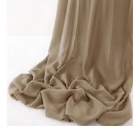 MLMW Chiffon Fabric by The Yard 10 Yards 60" Wide Nude Wedding Arch Draping Fabric Sheer Material for Party Backdrop Arch Ceiling Decor