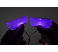 mlnyitus [ Round ] Purple Star-Lord Decorations led Light Flexible Helmet Lights Cosplay DIY kit RGB Superhero for Men Gifts