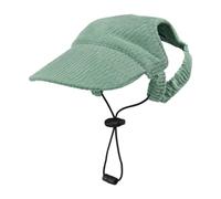MLOEVF Dog Baseball Cap, Dog Lake Essentials, Summer-Beach Visor-Hat with Ear Holes, Lightweight Polyester Sun Hat, Walk Picture Outfit, Secure Fit Pet Sun Cap Ear Opening Adjustable