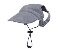 MLOEVF Dog Baseball Cap, Dog Lake Essentials, Summer-Beach Visor-Hat with Ear Holes, Lightweight Polyester Sun Hat, Walk Picture Outfit, Secure Fit Pet Sun Cap Ear Opening Adjustable
