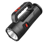 MLOEVF LED Camping Light, Portable Handheld LED Searchlight Torch | Multifunctional Waterproof Camping Lamp Adjustable Outdoor Rechargeable Handheld Searchlight Torch for Emergencies