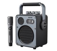 Mlove Rangers D4 Bluetooth Karaoke Speaker System,Portable Singing Machine with Wireless Microphones, Voice Recording High-Fidelity