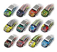 MLPKOI 12 Piece Toy Cars, Race Car Set, Micro Machines Vehicles Toys, Kids' Play Vehicles for 3 4 5 6 7 8 Year Old Boys & Girls