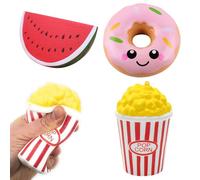 MLPKOI 3 Pcs Squishy Toyss, Squishies Toyss, Squeeze Toys Slow Rising Stress Relief, Fidget Toys for Kids Adults Anxiety Relief