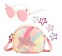 MLPKOI Little Girls Handbag, Crossbody Bags, Kids Handbags, Kids Bags for Girls Cross Body Bag, Girls' Handbags for Girl Children Toddler Teens, with Bunny Ears Sunglasses