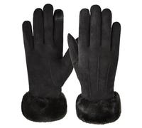 MLPKOI Women Winter Gloves, Touch Screen Gloves, Soft Warm Cosy Winter Glove, Windproof Plush Cuffs, Thermal Touchscreen Glove, Lined Warm, for Outdoors Driving Cycling, Skiing Outdoor Gifts