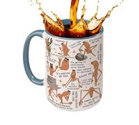 MLqkpwy 11oz Ceramic Marcus Meme Mug 9.5x8.0x8.0cm The Worm Coffee Mug Funny Surreal Internet Humor Coffee Cup High Temperature Resistance Weirdcore Gift for Friends Coworkers & Internet Fans