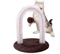 MLqkpwy Cat Self Scratcher, Cat Grooming Toy Face Scratchers, Shedding Tool Hair Remover Brush with Scratching Pad, Non-slip Massage Toy for Furniture Protection
