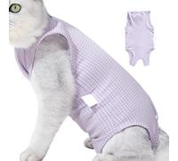 MLqkpwy Cat Surgical Recovery Suit | Kitten Neuter Recovery Suit Male - Breathable Cat Recovery Suit Female, Anti-Licking Cat Onesie for Cats After Spay, Cat Spay Recovery Suit