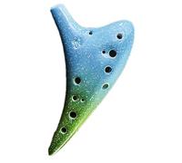 MLqkpwy Ceramic 12 Holes, Ceramic, Classical 12 Hole Alto C, Colorful Ceramic for Adults Beginners