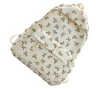 MLqkpwy Cute Bow Patterns Backpack Book Bag 32x15x43cm Students Bow School Bag Teen Girls Backpack,easily Fit A Notebook And Other Must-haves, Making Them Suitable For School And More