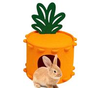 MLqkpwy Hamster Felt Sleeping Bag, Soft Pineapple Felt Hamster House Hamster Bed, Cozy Cute Hamster Accessories Sleeping Nest for Chinchilla & Small Pet