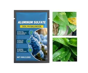 MLqkpwy Hydrangea Fertilizer To Turn Blue 100g Aluminum Sulfate Soil Acidifier For HydrangeaBlue, Hydrangea Bluing Plant Acidifier, Aluminum Sulfate Soil PH Lowerer For Gardens & Ponds For Home Gard