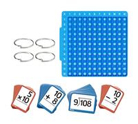 MLqkpwy Math Flash Cards Game 24.2x12x1.5cm Silicone Multiplication Flash Cards Preschool Toys With Board For Kids Ages 1-6 Boys Girls Classroom School Home Travel Birthday