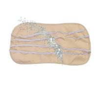 MLqkpwy Organic Castor Oil Pack - Compression Pad for Soft Castor Oil Packs, Elastic Sleep Aid Pack Wrapped Organic Castor Oil, Less Mess, No Heat,