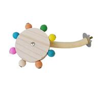 MLqkpwy Parrot Foot Toy, Bird Roller Toy - Wooden Rotating Bird Toy | Bird Perches Cage Toy Parakeet Stand Perch Toy Rotating Bird Toy Made of Natural Wood for