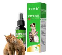 MLqkpwy Pet Forbidden Liquid | Pet Spray for Emotional Control,50ml Natural Pet Behavior Corrector Spray Safe Sedative, Stress Relief Calming Liquid for Dogs Cats