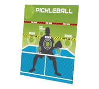 MLqkpwy Pickleball Practice Board 72x85cm Portable Precise Target Instant Feedback Pickleball Rebounder With 4* Target Tape Indoor Outdoor Training Aid For Backyard School