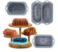 MLqkpwy Silicone Bread Pan | Sandwich Baking Bread Loaf Pan, Microwave-Safe Kitchen Mold for Treats Brownies Cakes Meatloaf Quiches Lasagna Pies