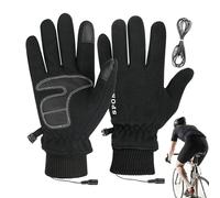 MLqkpwy USB Heated Gloves | Electric USB Heated Gloves Screen Touch Control,1 Pair Waterproof Warm Mittens Sportwear for Men Women Adults Teens Cycling Commuting Driving