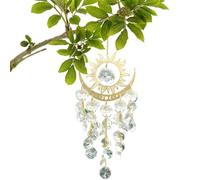 MLqkpwy Window Sun Catcher, Rainbow Maker, Sun and Moon Sun Catcher, Creative Hanging Sun Catcher, Multifunctional Decoration for Balconies, Gardens