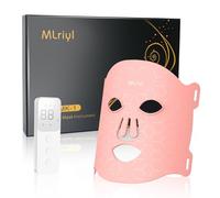 Mlriyl LED Face Mask - Red Light Therapy Mask with 7 Color LED Lights for Skin Repair, Anti-Aging & Acne Treatment | Infrared Technology | Rechargeable & Adjustable