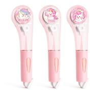MLRUQRX Pack of 3 Correction Roller Pens with Cute Unicorn Design - 6m x 5mm Correction Tape - Ideal for School, Office and Study - Perfect for Overwriting and Correcting Mistakes