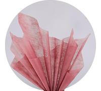 MLSG 96 Sheets Tissue Flower Wrapping Paper Cotton Wrapping Flower Paper Withdrawable Lining Paper Non-woven Waterproof Floral Bouquet Wraps For Florist Packaging Arrangement (Rouge Pink)