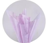 MLSG 96 Sheets Tissue Flower Wrapping Paper Cotton Wrapping Flower Paper Withdrawable Lining Paper Non-woven Waterproof Floral Bouquet Wraps For Florist Packaging Arrangement (Light Purple)
