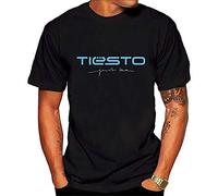 Mlsker Mens Dj Tiesto Tee Shirts Black（Size:XL