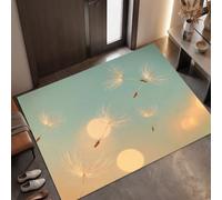 MLSOWM Natural Scenery Door Mats Indoor, 50 x 80 cm for Front & Back Door | Dandelion Seeds Floor Mats, Non Slip, Stain Resistance Carpet, Low Pile, Bedroom, Laundry Room, Study